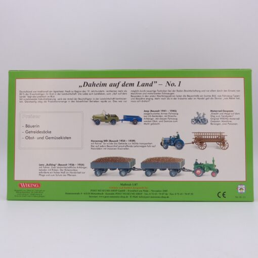 Wiking 1:87 PMS Set 81-31 Daheim auf dem Land - No. 1 in OVP EX6448 – Bild 3