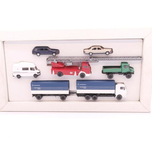 Wiking 1:87 Werbe-Set Mercedes-Benz mit 6 Fahrzeugen in OVP RT4306 – Bild 3