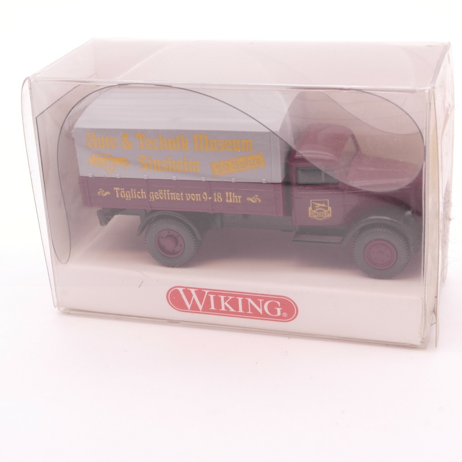 Wiking 1:87 Werbemodell Pritschen-LKW Auto & Technik Sinsheim in OVP RT4164