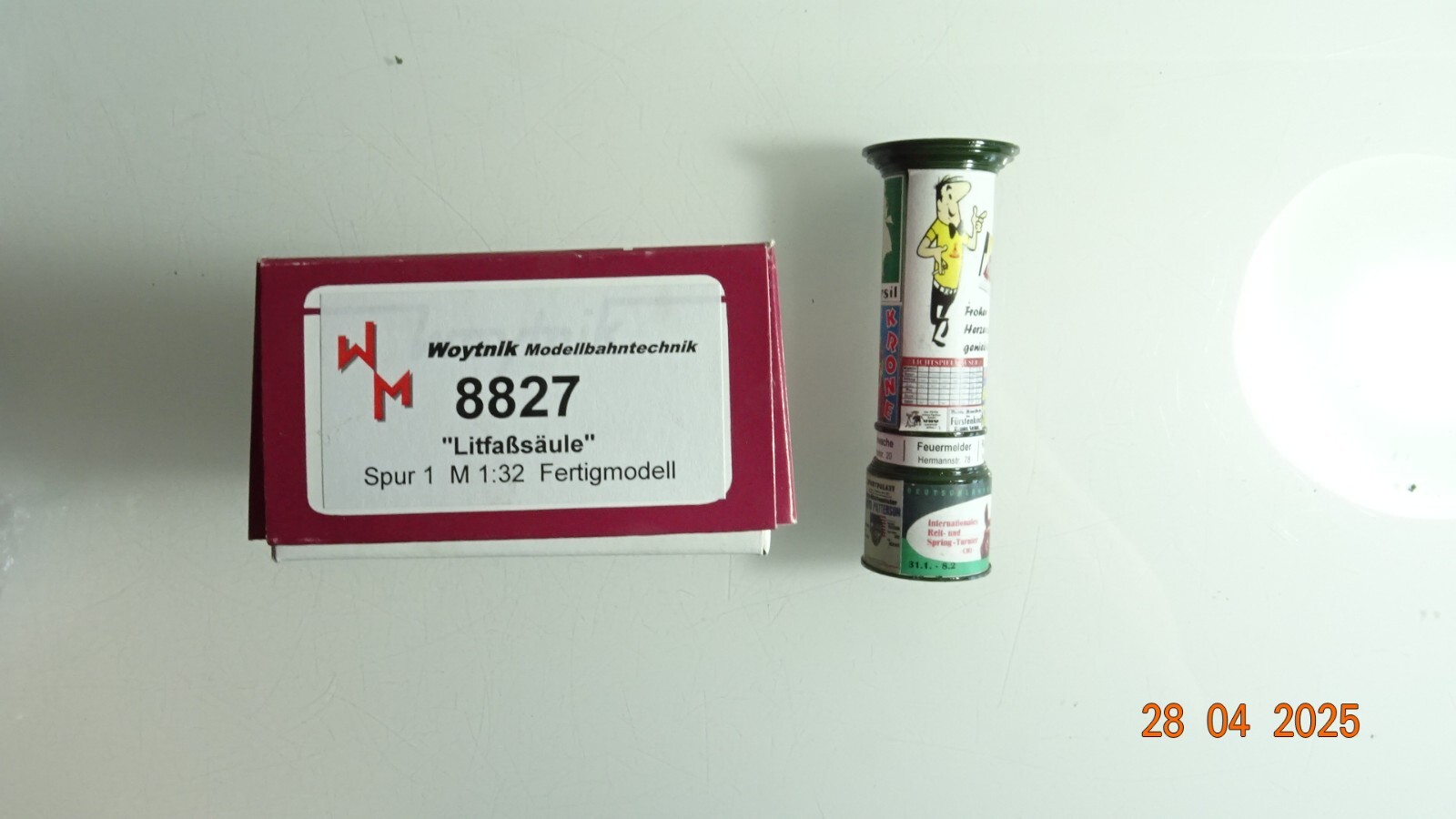 Woytnik Spur 1 8827 Litfaßsäule siehe Foto in OVP CK7855