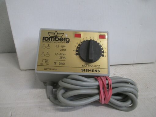 romberg / Siemens 4AA3155-0DZ Trafo/Fahrregler 220V 28 VA  o.OVP  WZ4358
